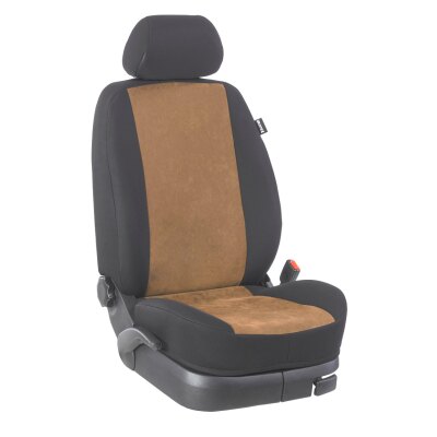 Automobilstoffe Meterware :: 012. Stoff Alcantra-beige / Stoff anthrazit