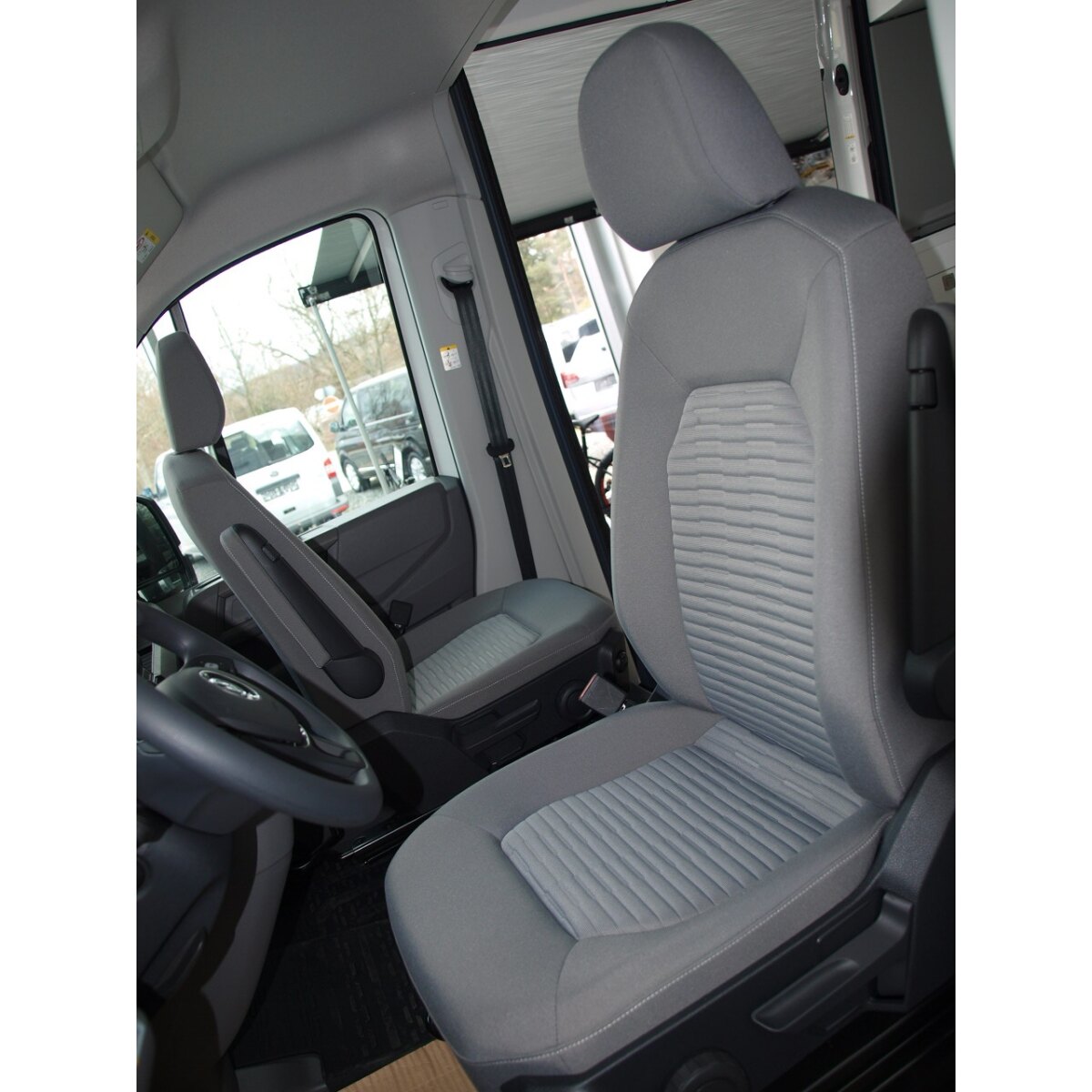 VW T4 Multivan Maß Sitzbezüge Schonbezüge Vordersitze: Space/schwarz/beige