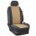 Automobilstoffe Meterware :: 212. Stoff Space-beige / Stoff anthrazit