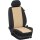 Wohnmobil Citroen Jumper Clever, Variante A / Maßangefertigter Rücksitzbezug :: 010. Stoff beige / Stoff schwarz