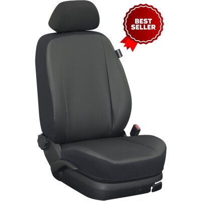 VW ID.3 1st, ab Bj. 11/2019 - / Maßangefertigter Rücksitzbezug 2 / 3-Sitzer :: K81. Kunstleder schwarz / Kunstleder schwarz  (15% Aufpreis)