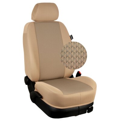 Wohnmobil Citroen Jumper Clever, Variante B / Maßangefertigter Rücksitzbezug :: 231. Stoff Kairo / Stoff beige