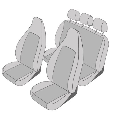 Seat Cupra Born, ab Bj. 09/2021-/ Sitzbezüge für vorne und hinten, 259,98 €